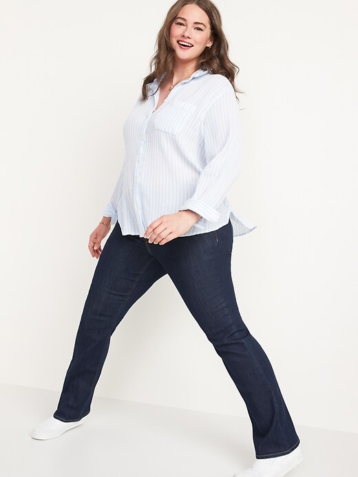 Image number 3 showing, Mid-Rise Wow Boot-Cut Jeans for Women