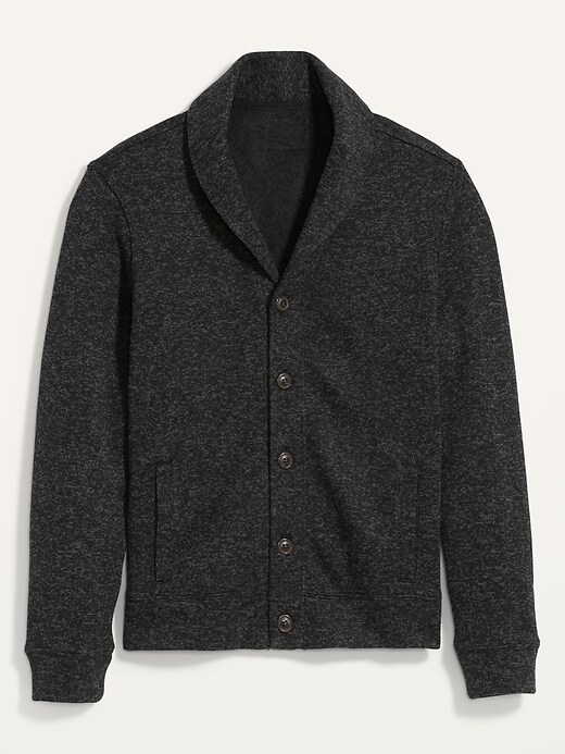 Image number 4 showing, Sweater-Fleece Button-Front Cardigan
