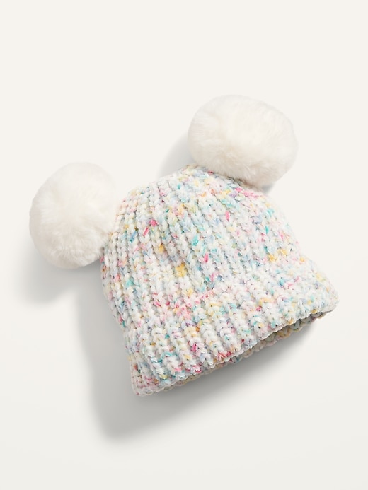 View large product image 1 of 1. Chenille Pom-Pom Beanie for Baby