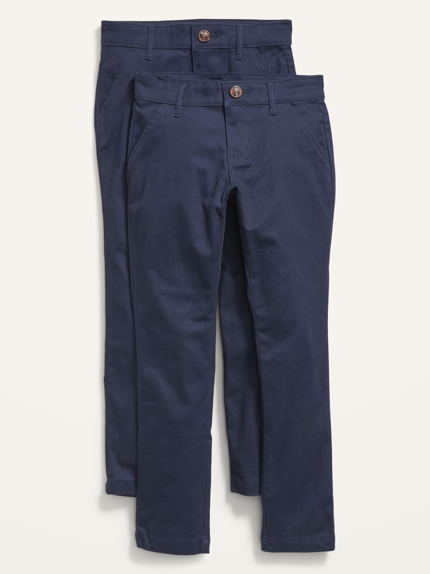Old Navy - School Uniform Skinny Chino Pants 2-Pack for Girls blue