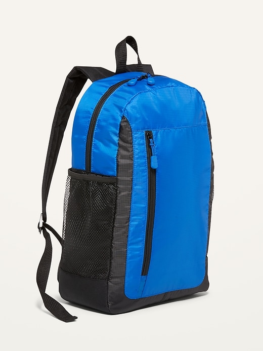 View large product image 1 of 1. Ripstop Nylon Tech Backpack For Kids