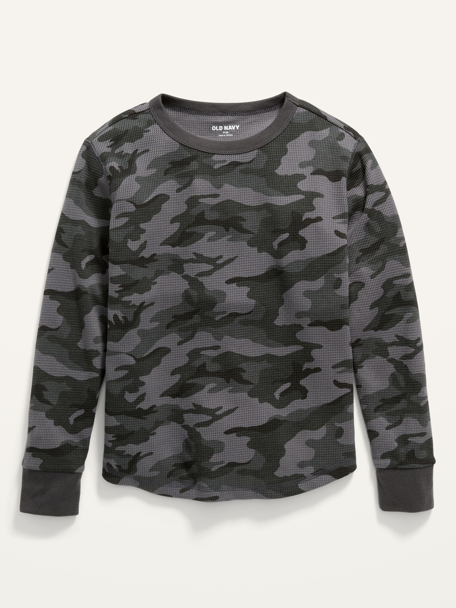 Long-Sleeve Camo-Print Thermal T-Shirt For Boys | Old Navy
