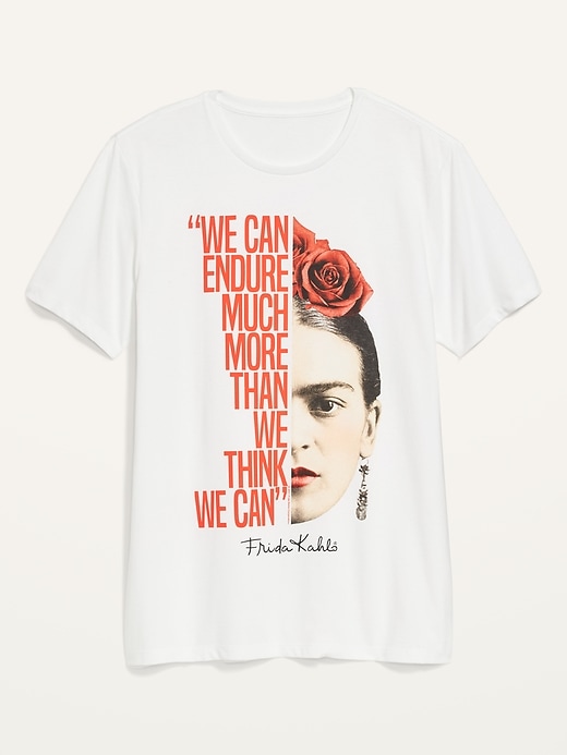 View large product image 2 of 2. Frida Kahlo&#174 Gender-Neutral Graphic T-Shirt for Adults