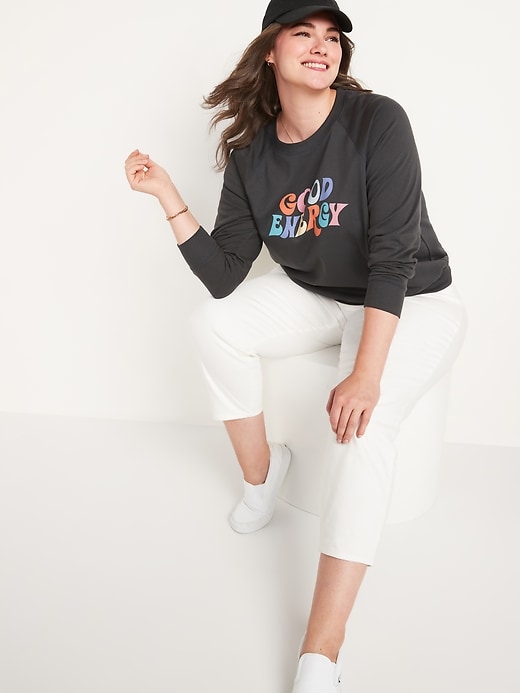Image number 3 showing, Vintage Graphic Sweatshirt for Women