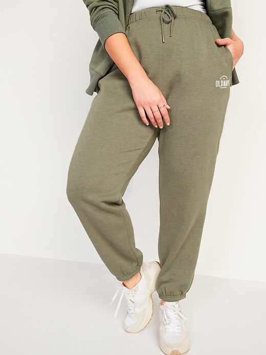 Old Navy Extra High-Waisted Logo-Graphic Sweatpants for Women. 1