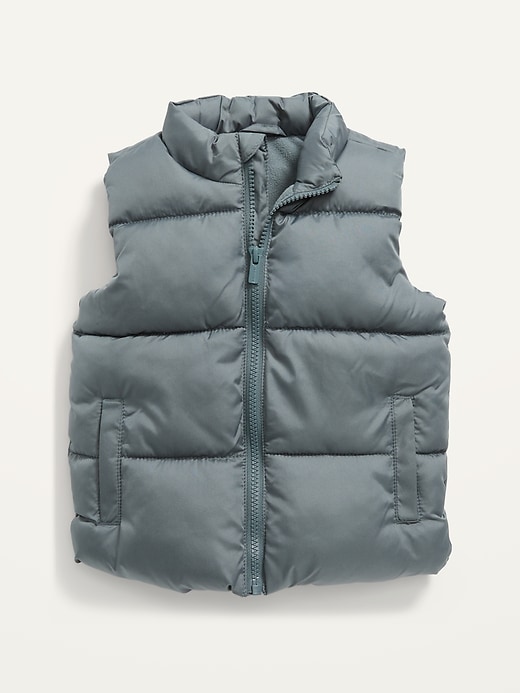 View large product image 1 of 1. Unisex Solid Frost-Free Puffer Vest for Toddler