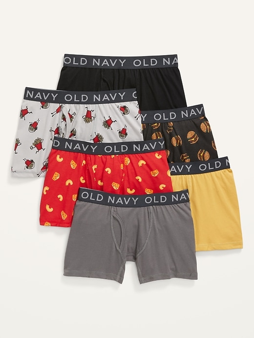 Old Navy - Printed Boxer-Briefs 6-Pack for Boys