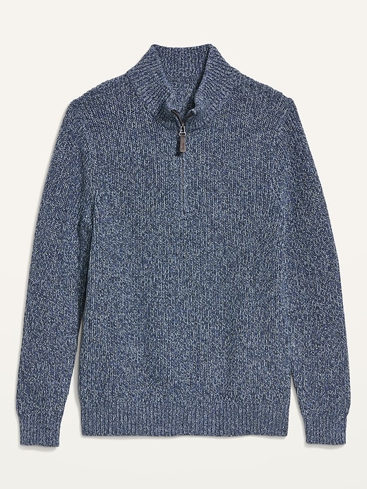Image number 4 showing, Mock-Neck Quarter-Zip Sweater