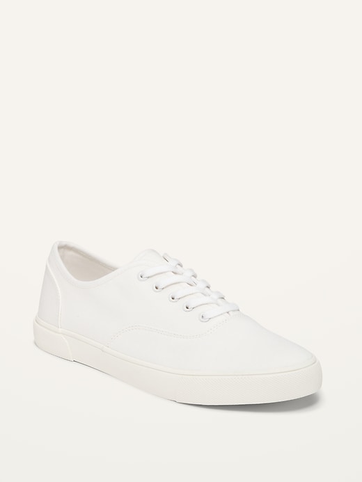 Image number 1 showing, Twill Lace-Up Sneakers