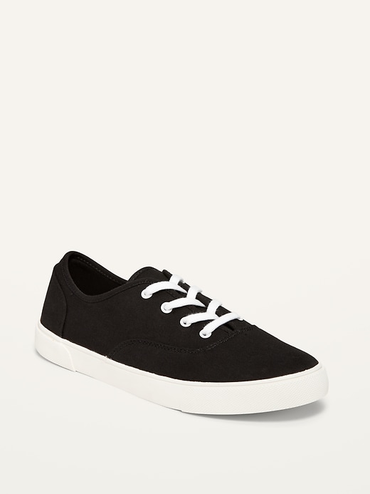 Old Navy Twill Lace-Up Sneakers For Women. 1