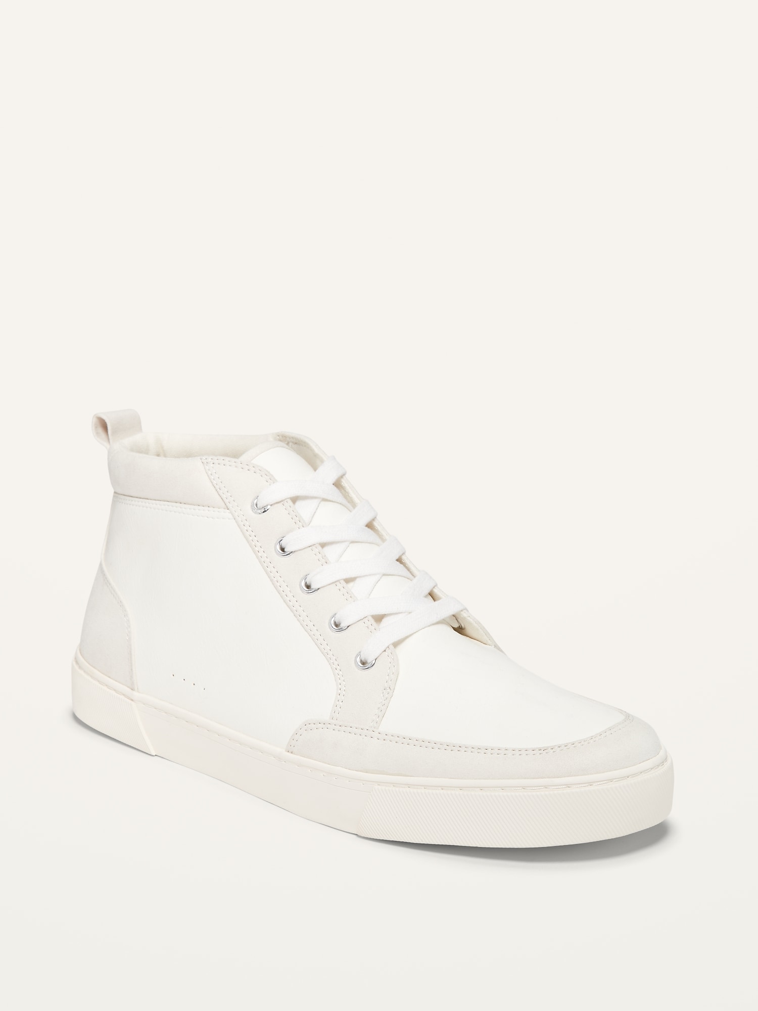 Faux-Leather/Faux-Suede Sneakers for Men | Old Navy