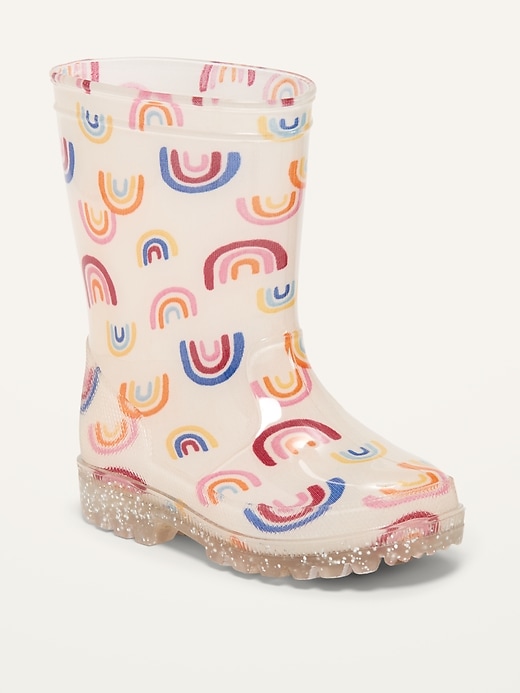 View large product image 1 of 1. Printed Tall Rain Boots for Toddler Girls