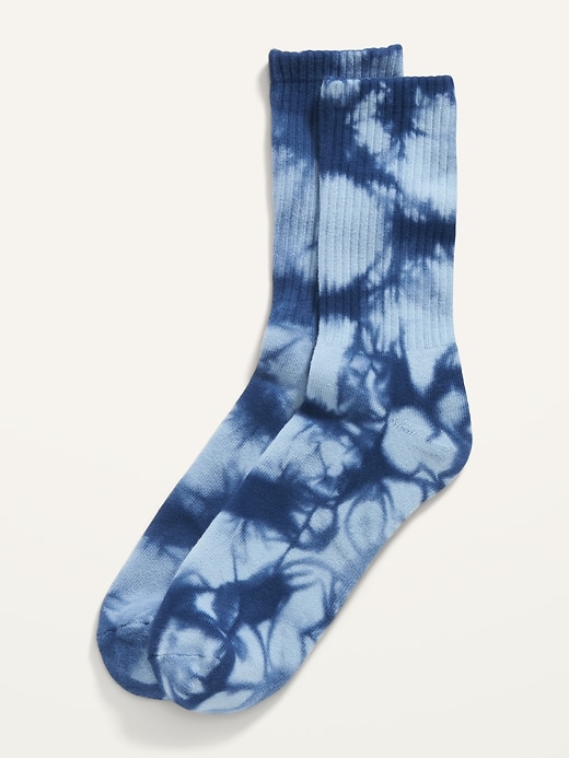 View large product image 1 of 1. Gender-Neutral Ribbed Crew Socks for Adults