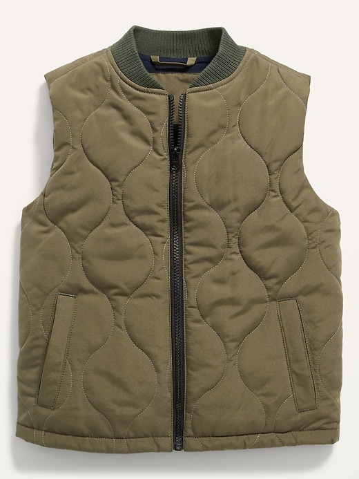 Old Navy Lightweight Quilted Vest For Boys. 1