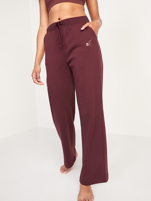 Image number 5 showing, Extra High-Waisted Logo-Graphic Sweatpants for Women