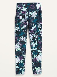 View large product image 4 of 4. High-Waisted PowerSoft Side-Pocket Leggings for Girls