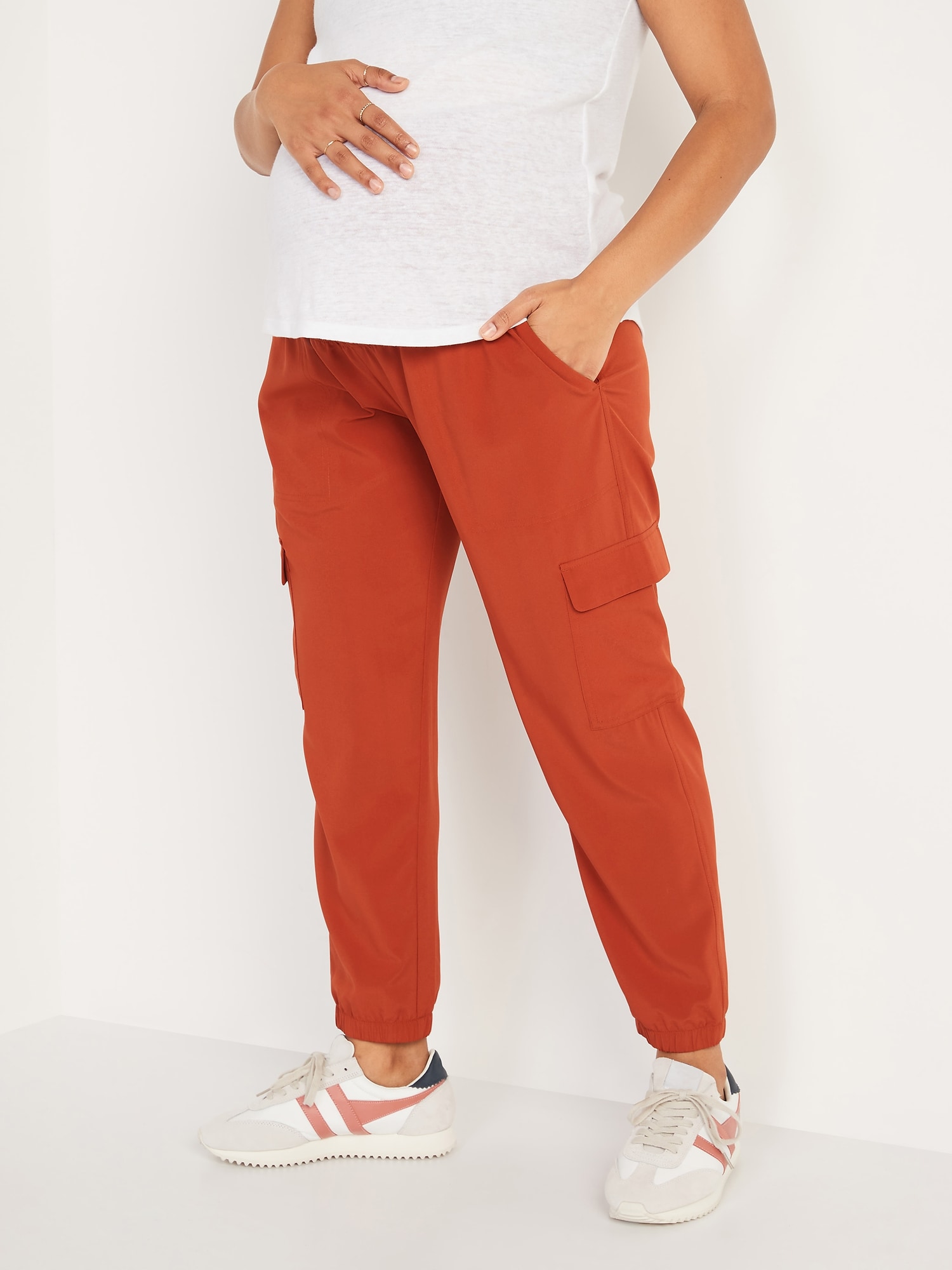 Buy The Mom Store Maternity Regular Track Pants 95% Cotton 5% Lycra with  Pockets Pre & Post Pregnancy Comfortable Strechable Soft Wide Belly Band  Support Solid Combo of 2 Online at desertcartCyprus