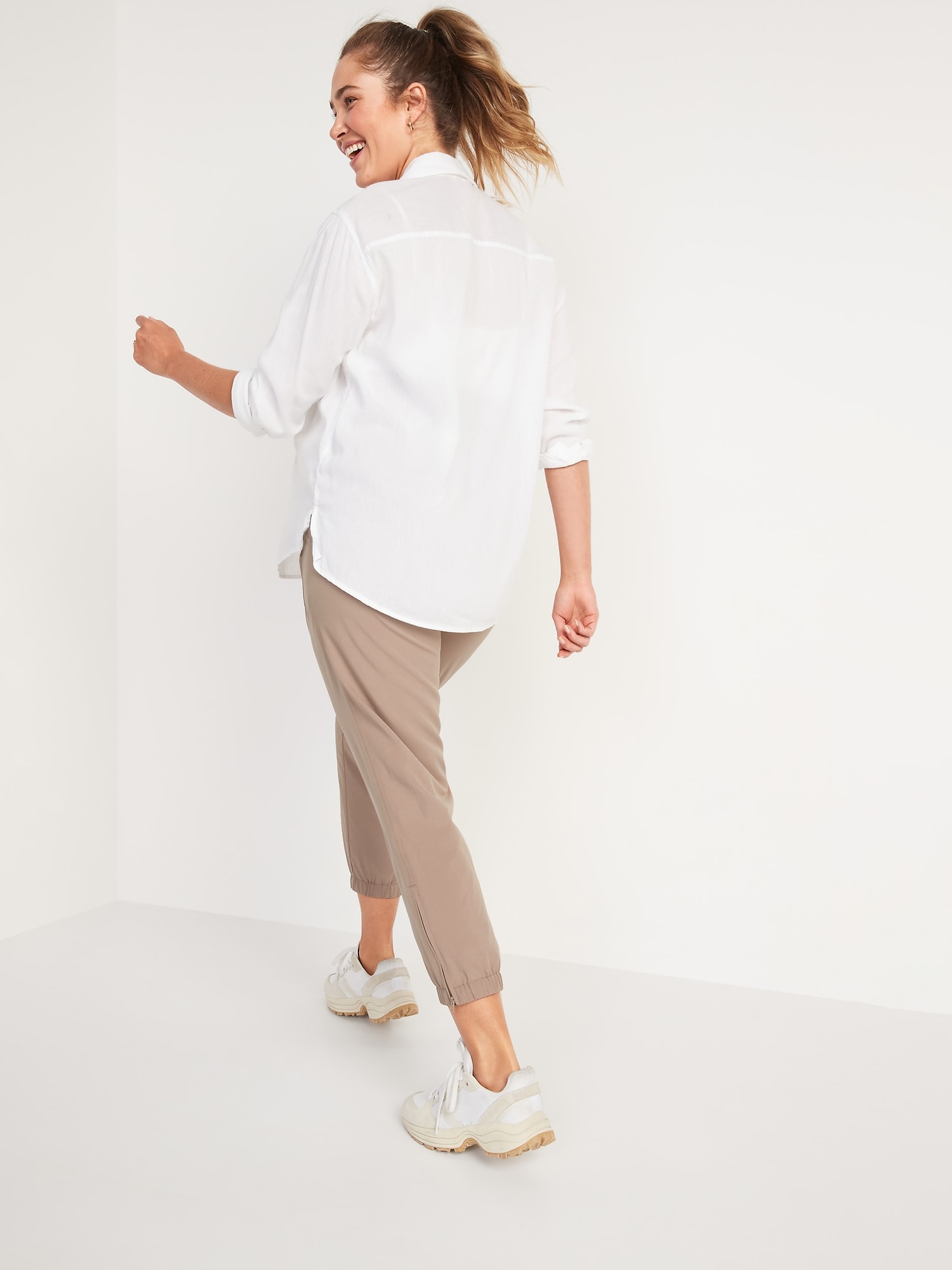 Maternity Rollover-Waist Jogger … curated on LTK