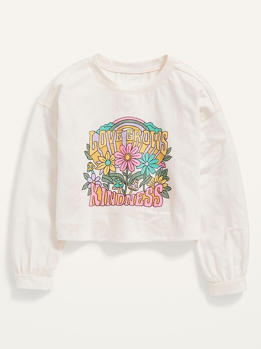 View large product image 1 of 2. Graphic Vintage Long-Sleeve T-Shirt for Girls