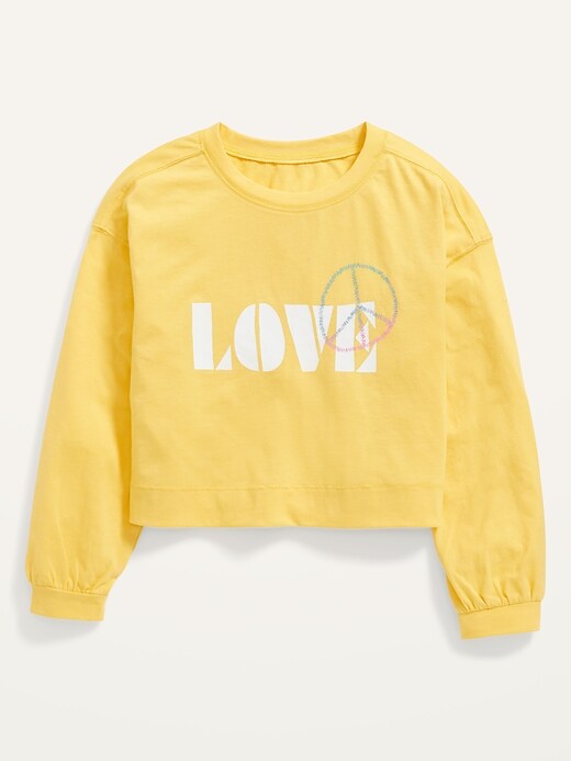 View large product image 1 of 1. Graphic Vintage Long-Sleeve T-Shirt for Girls