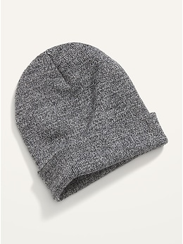 Marled Wide-Cuff Beanie Hat for Adults 