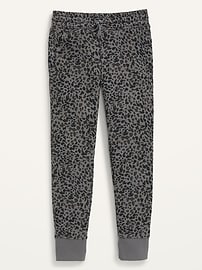 View large product image 3 of 4. High-Waisted Vintage Printed Jogger Sweatpants for Girls