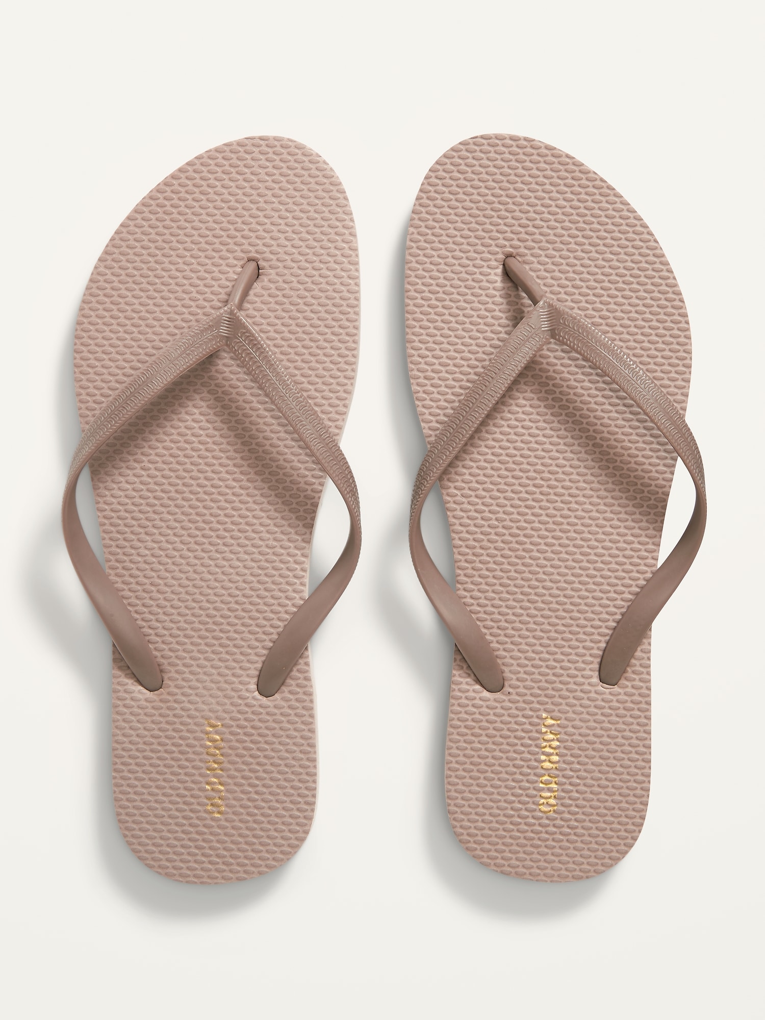 Old Navy Flip-Flop Sandals (Partially Plant-Based) brown. 1