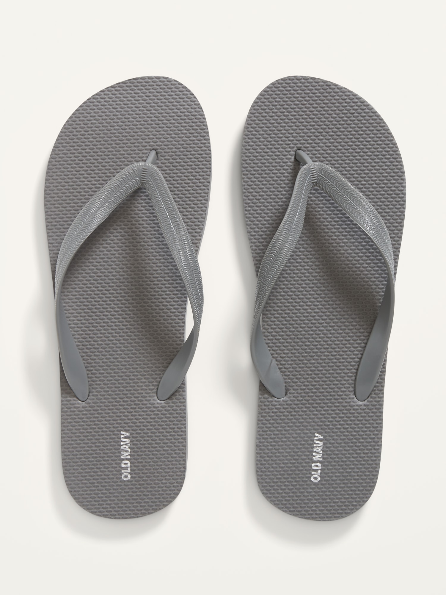 Old Navy Flip-Flop Sandals (Partially Plant-Based) gray. 1