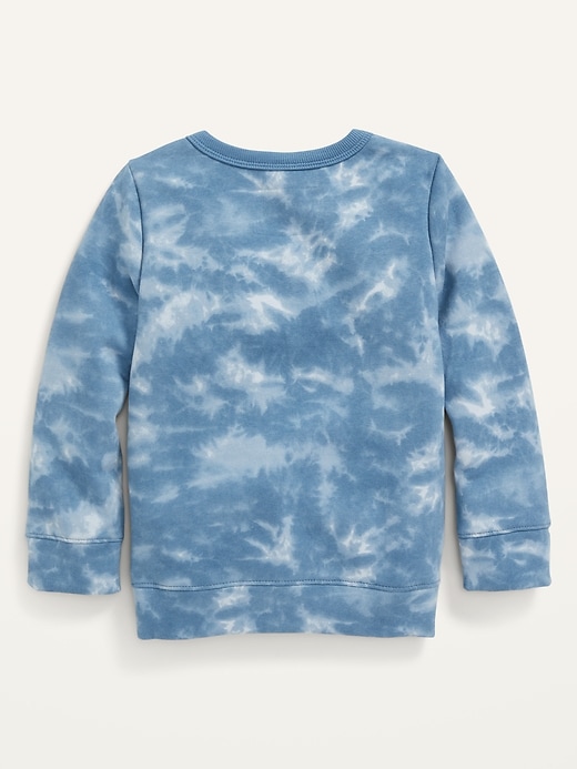 View large product image 2 of 2. Logo-Graphic Tie-Dye Sweatshirt for Toddler Boys