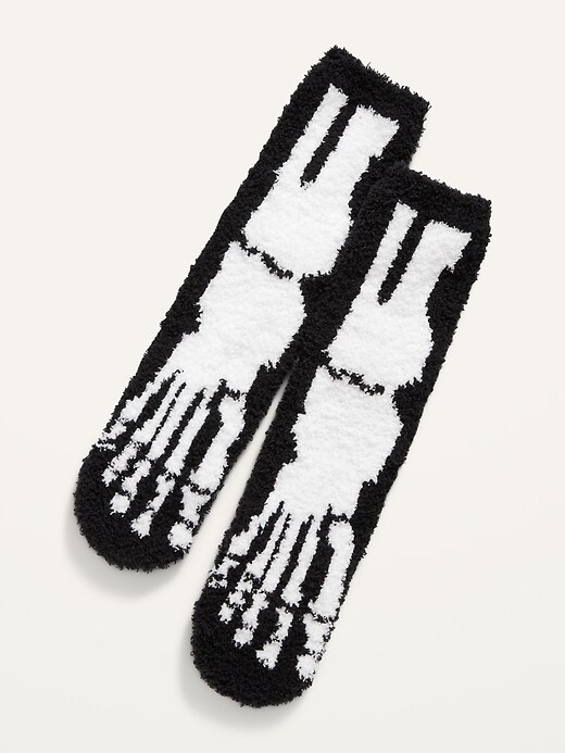View large product image 1 of 1. Gender-Neutral Halloween Cozy Socks for Adults