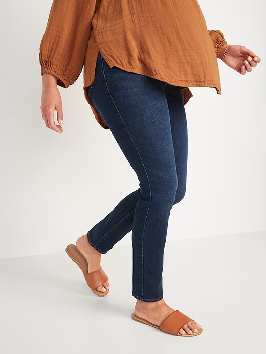 Image number 1 showing, Maternity Full Panel Pop Icon Skinny Jeans