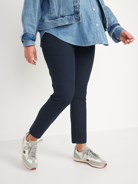 Maternity Full-Panel Pixie Ankle Pants - In The Navy