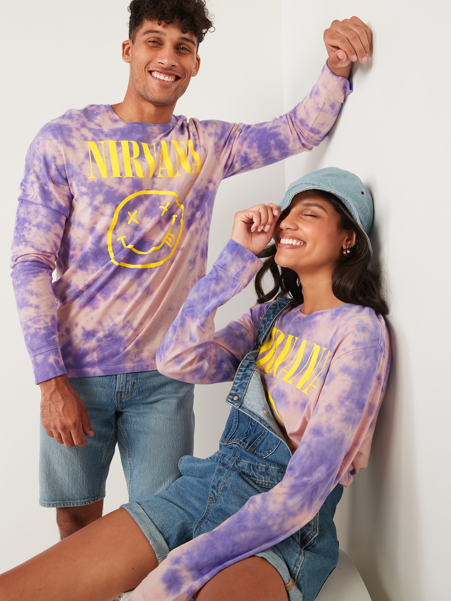 Nirvana™ Graphic Gender-Neutral Long-Sleeve T-Shirt for Adults