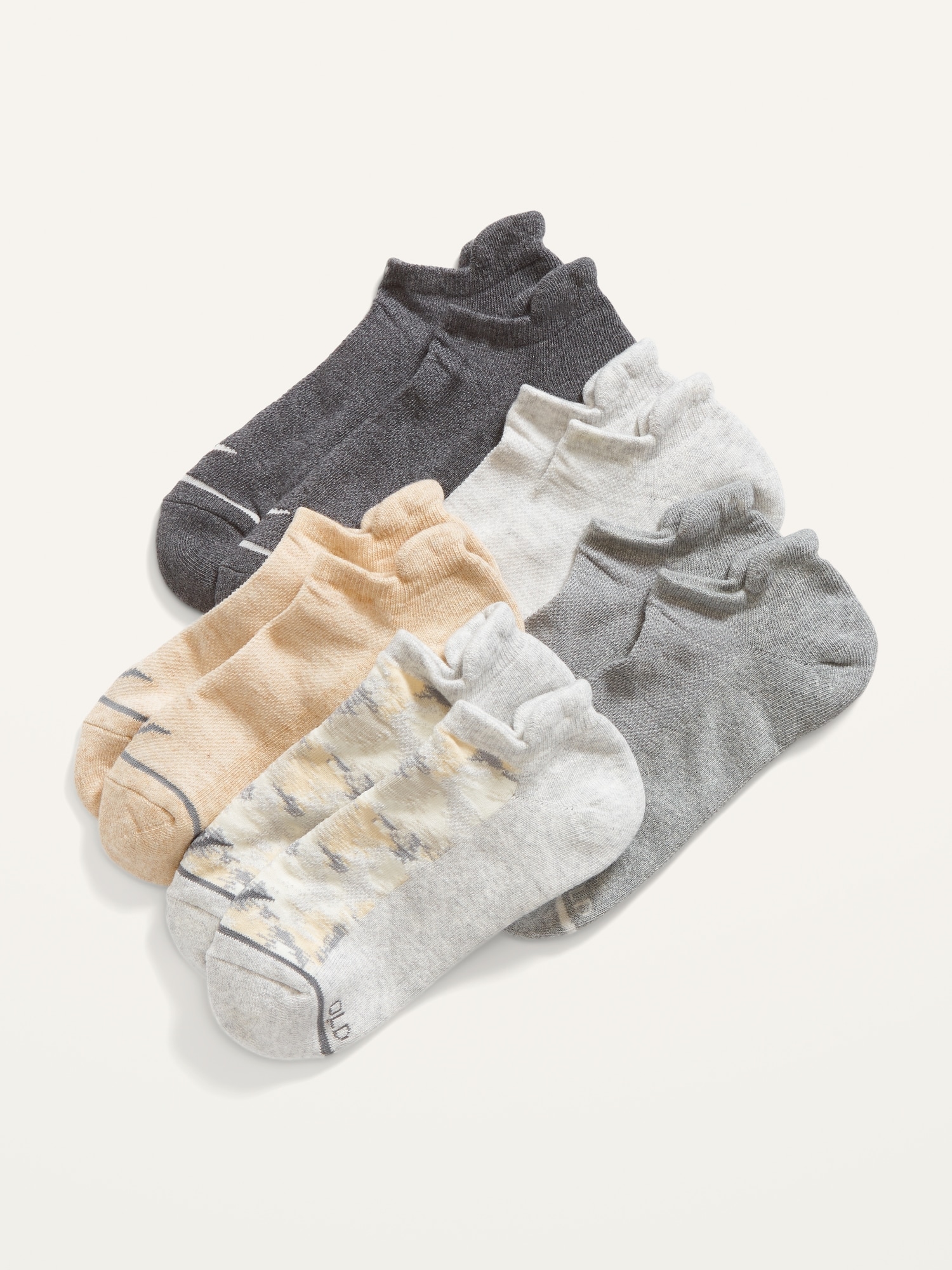 Go-Dry Cool Active Ankle Socks 5-Pack For Women | Old Navy