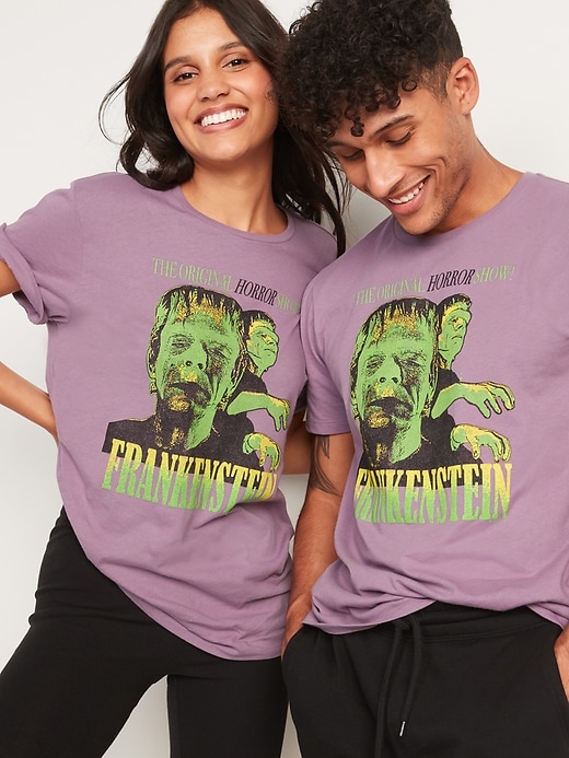 View large product image 1 of 2. Frankenstein&#153 Gender-Neutral Graphic T-Shirt for Adults