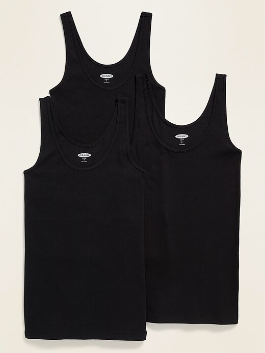 Image number 3 showing, First-Layer Rib-Knit Tank Top 3-Pack