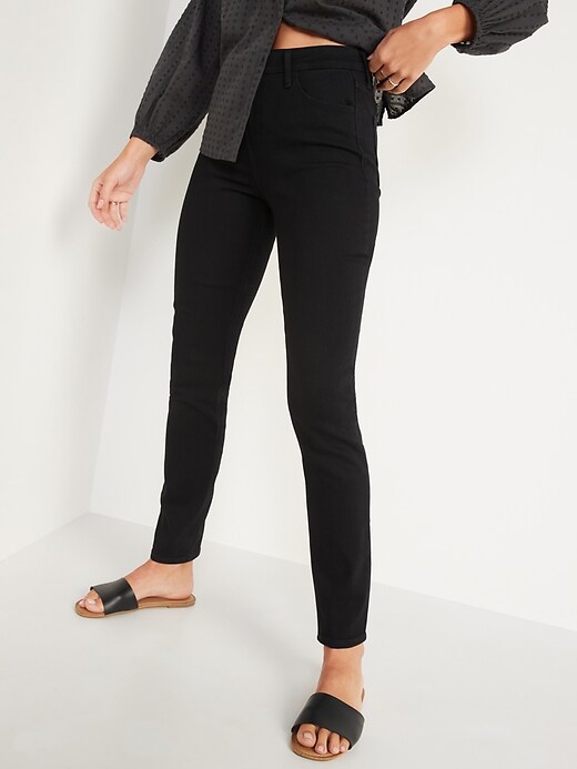 Image number 5 showing, High-Waisted Straight-Leg Jeans for Women