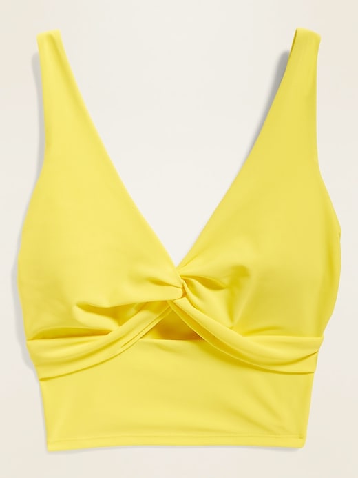Image number 4 showing, Twist-Front Keyhole Tankini Swim Top