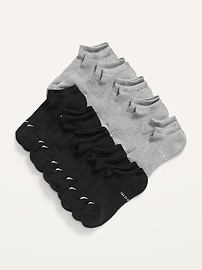 Image number 1 showing, Gender-Neutral Go-Dry Ankle Socks 10-Pack for Kids
