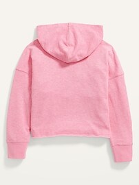 View large product image 3 of 3. Vintage Raw-Hem Pullover Hoodie for Girls