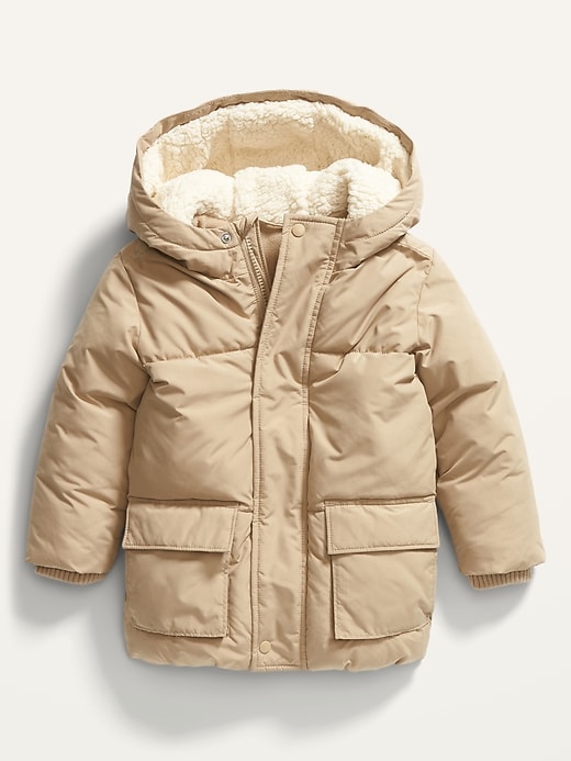 View large product image 1 of 1. Unisex Water-Resistant Hooded Jacket for Toddler