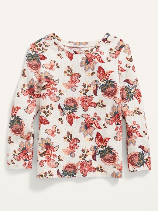 Old Navy Unisex Long-Sleeve Printed Thermal T-Shirt for Toddler. 1 Old Navy Unisex Long-Sleeve Printed Thermal T-Shirt for Toddler. 1