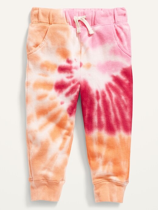 View large product image 1 of 2. Tie-Dye Jogger Sweatpants for Toddler Girls