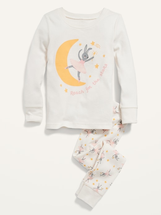 View large product image 1 of 2. Unisex Graphic Pajama Set for Toddler & Baby