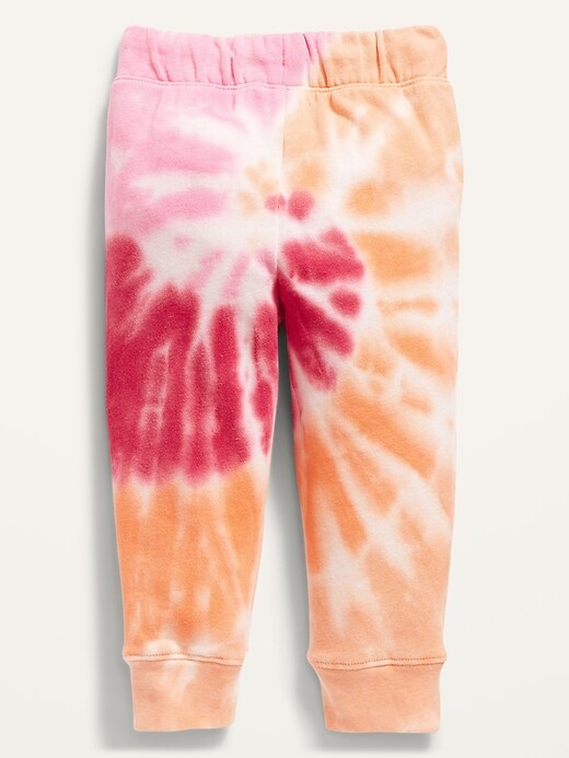 View large product image 2 of 2. Tie-Dye Jogger Sweatpants for Toddler Girls