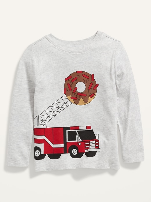 View large product image 1 of 2. Unisex Graphic Long-Sleeve T-Shirt for Toddler