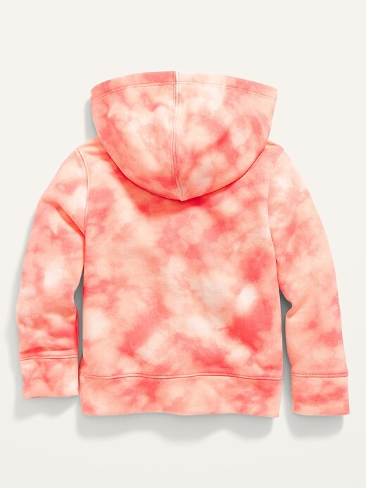 View large product image 2 of 2. Unisex Logo-Graphic Tie-Dye Zip Hoodie for Toddler