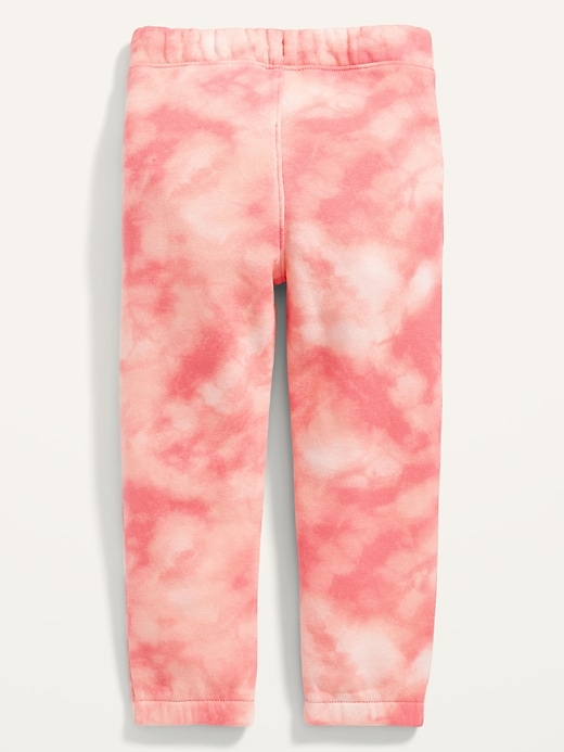 View large product image 2 of 2. Unisex Functional-Drawstring Logo-Graphic Tie-Dye Jogger Sweatpants for Toddler