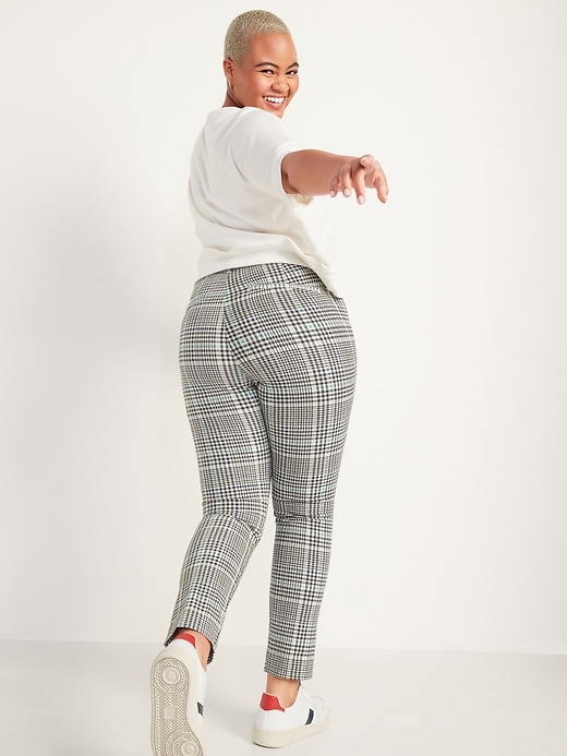 Image number 2 showing, High-Waisted Printed Pixie Skinny Ankle Pants