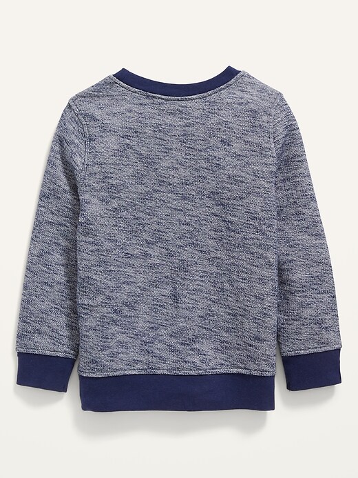 View large product image 2 of 2. Cozy Utility Pocket Sweater for Toddler Boys
